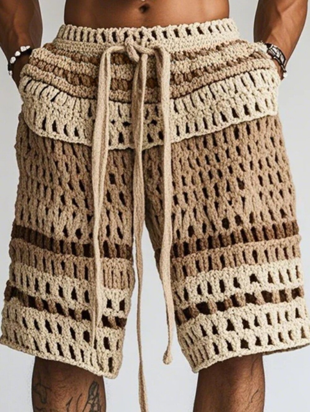 MANLY Holiday Braided Beach Shorts